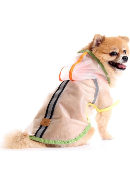 Şeffaf Yağmurluk Köpek Kedi Pet Kıyafeti