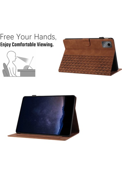 Lenovo Tab M11/XIAOXIN Pad 11 2024 Için Kabartmalı Deri Tablet Kılıfı (Yurt Dışından) indirimleri