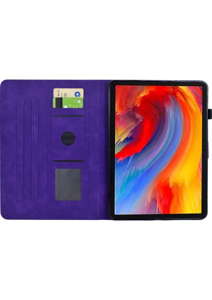 Lenovo Tab M9 Için Kabartmalı Deri Tablet Kılıfı (Yurt Dışından) modelleri