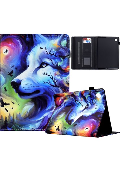Lenovo Tab M10 Plus 3. Nesil Için Boyalı Tablet Kılıfı (Yurt Dışından)