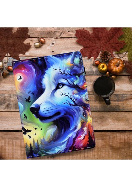 Lenovo Tab M10 Plus 3. Nesil Için Boyalı Tablet Kılıfı (Yurt Dışından)