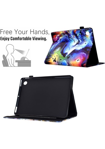 Lenovo Tab M10 Plus 3. Nesil Için Boyalı Tablet Kılıfı (Yurt Dışından)