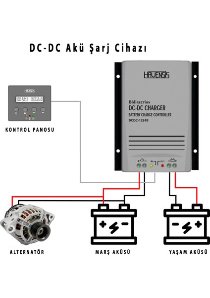 Dc-Dc Akü Şarj Cihazı Alternatörden Akü Şarj