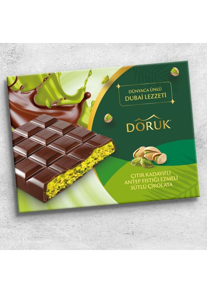 Dubai Lezzeti Çikolata 90 gr x 7 Adet