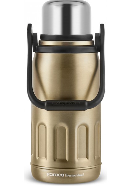 Adent Çelik Sızdırmaz Termos Gold 800 ml