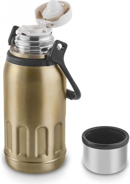 Adent Çelik Sızdırmaz Termos Gold 800 ml