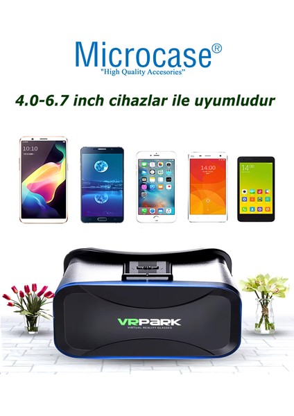 Vrpark V7 3D Sanal Gerçeklik GÖZLÜĞÜ-AL4741