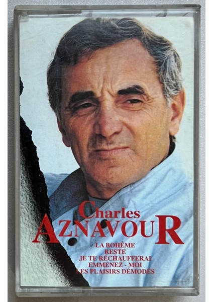 Charles Aznavour Kaset (Orjnal Dönem Baskı Kaset)