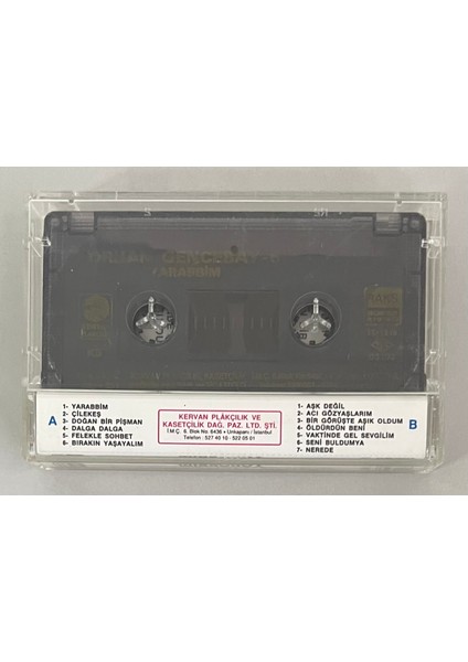 Orhan Gencebay 5 Yarabbim Kaset (Orjnal Dönem Baskı Kaset)