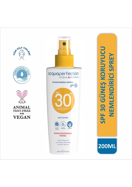 Acqua Perfection Güneş Koruyucu Sprey Spf 30 200 ml