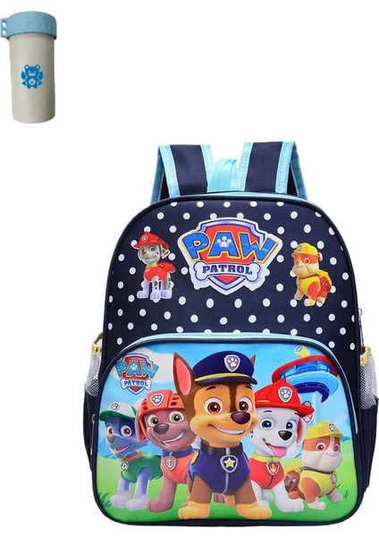 Devriye Çocuk Sırt Çantası Anime Karakter Kovalayan Okul Çantası Sevimli Karikatür Büyük Kapasiteli Seyahat Çantası Erkekler ve Kızlar Için Doğum Günü Hediyesi (Yurt Dışından)