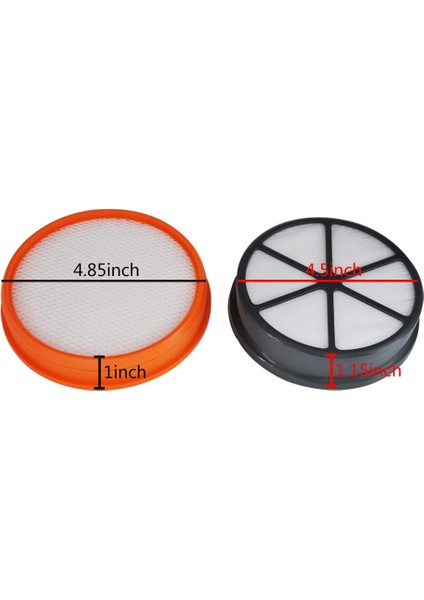Hoover UH72400 UH72401 UH72402 UH72405 UH72406 UH72409 Robotik Elektrikli Süpürge Için Filtreler Yedek Parçalar (Yurt Dışından)