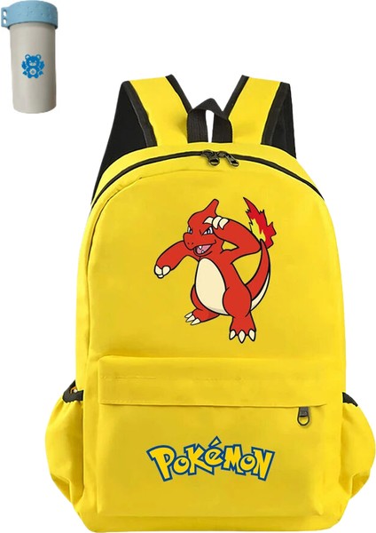 Yüksek Kaliteli Pokemon Pikachu Sırt Çantası Charmander Bulbasaur (Yurt Dışından)