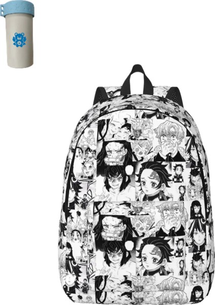 Sırt Çantası Erkek Günlük Okul Çantası Üniversite Anime Kimestu No Yaiba Çantası (Yurt Dışından)