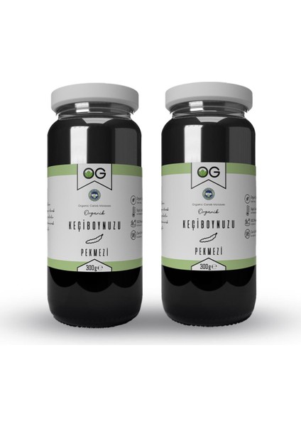 2'li Organik Keçiboynuzu Pekmezi 300 Gr