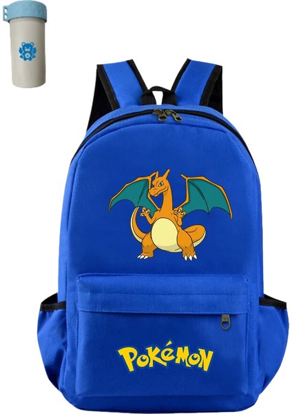 Yüksek Kaliteli Pokemon Pikachu Sırt Çantası Charmander Bulbasaur (Yurt Dışından)