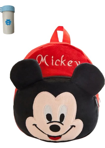 Disney Karikatür Sırt Çantası Mickey Mouse Minnie Winnie The Pooh Peluş Okul Çantası (Yurt Dışından)