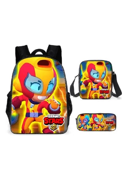 3 Adet/takım Oyun Sırt Çantası Yeni Oyun Yıldızı Moda Sırt Çantası Omuz Çantası 3D Baskılı Okul Çantası Mochilas Öğrenci Sırt Çantası (Yurt Dışından)