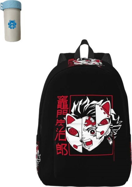 Sırt Çantası Erkek Günlük Okul Çantası Üniversite Anime Kimestu No Yaiba Çantası (Yurt Dışından)