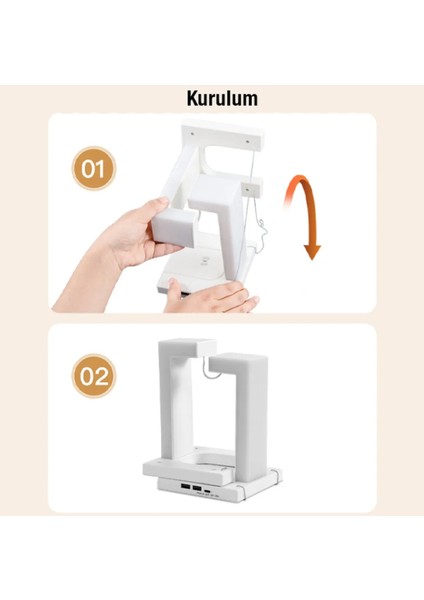 Çalışma Masası Aydınlatma Göz Korumalı Okuma Işığı Gece Lambası Şarj Standı