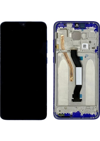 Xiaomi Note 8 Pro Uyumlu (Kasalı) Ekran- Mavi