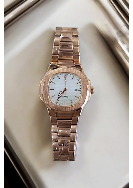 Çelik Kordonlu Şık Takvimli Erkek Kol Saati modelleri