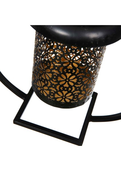 Rumi Kesme Metal Standlı Mumluk 17cm modelleri