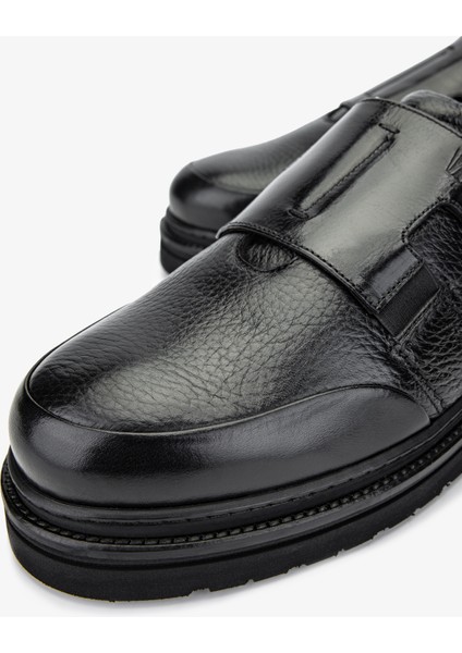 Erkek Deri Siyah Günlük Ayakkabı 477 69806 Erk Ayk SK24-25 Sıyah Bfl/gyk modelleri