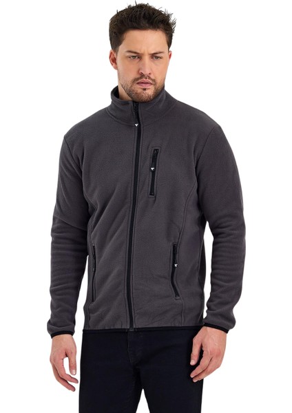 Erkek Polar Fermuarlı Sweatshirt