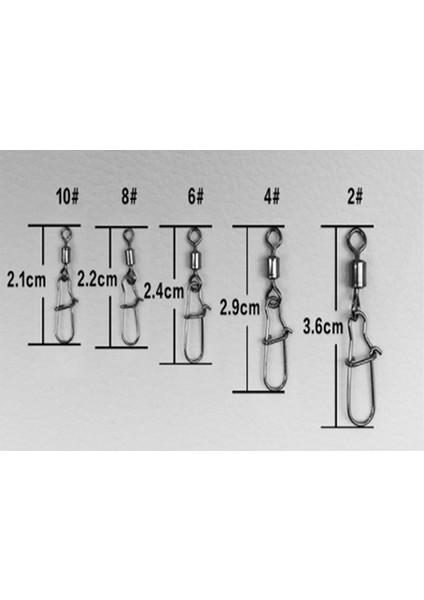 5191 Inox Kilitli Klips Seti Kutuda Size:mix-S