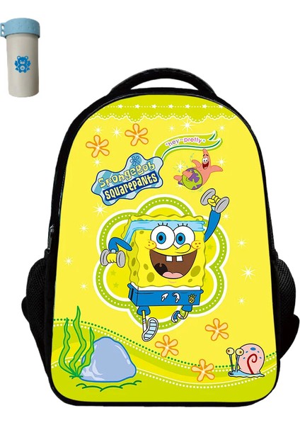 Yeni Sünger Bob Patrick Yıldız Karikatür Animasyon Yaratıcı Okul Çantası (Yurt Dışından)