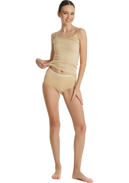 Kadın Slip Külot Essential 1307 - Ten