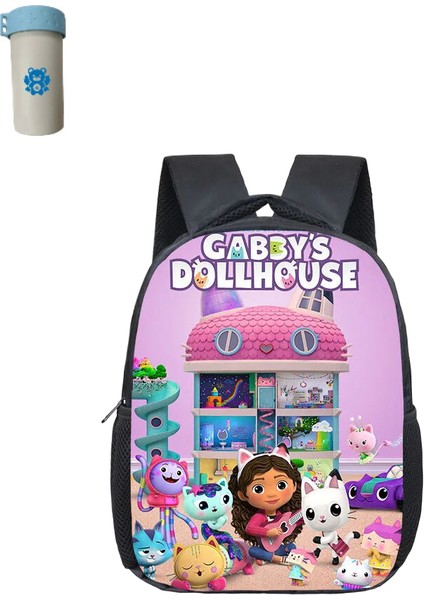 12 Inç Karikatür Gabby Okul Çantası Anaokulu Çocuk Çocuk Okul Sırt Çantası (Yurt Dışından)
