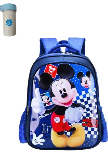 Disney Dondurulmuş Sırt Çantası Elsa Anna Snow Queen Sevimli Sırt Çantası Çocuk Okul Çantası (Yurt Dışından)