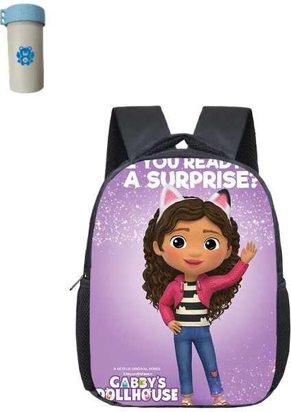 12 Inç Karikatür Gabby Okul Çantası Anaokulu Çocuk Çocuk Okul Sırt Çantası (Yurt Dışından)