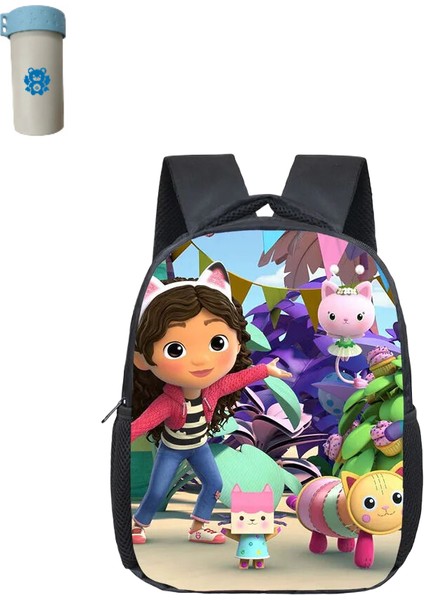 12 Inç Karikatür Gabby Okul Çantası Anaokulu Çocuk Çocuk Okul Sırt Çantası (Yurt Dışından)