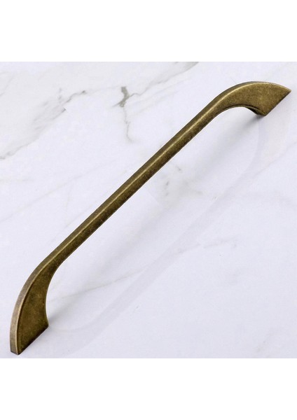 Metal Mobilya Mutfak Dolabı Kulbu 192 mm - 19.2 cm - Eskitme Antik Sarı indirimleri