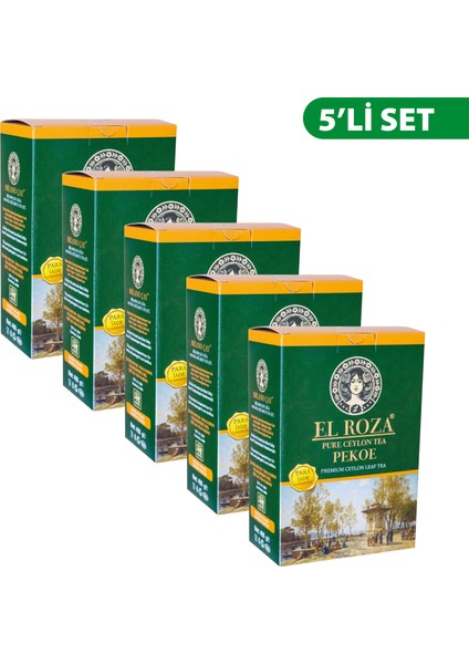 Premium Pekoe Pure Ceylon Tea 400 gr 5 Adet