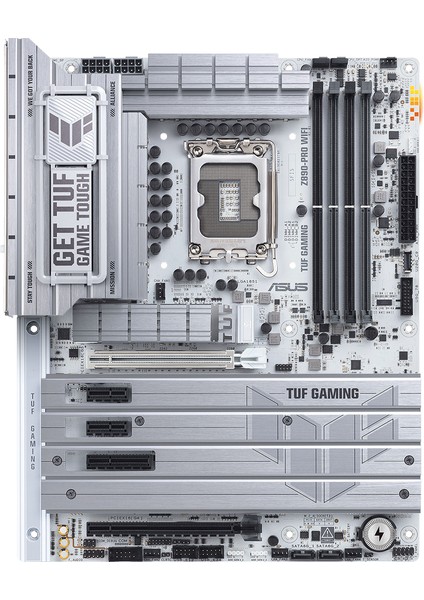 Tuf Gamıng Z890-PRO Wıfı Intel Z890 LGA1851 Ddr5 9066 Dp HDMI 2xusb4 4x M2 Usb3.2 Wifi 7 + Bt Aura Rgb 2.5gbit Lan Atx (Tuf Gamıng Z890-PRO Wıfı) Anakart