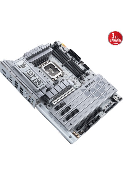 Tuf Gamıng Z890-PRO Wıfı Intel Z890 LGA1851 Ddr5 9066 Dp HDMI 2xusb4 4x M2 Usb3.2 Wifi 7 + Bt Aura Rgb 2.5gbit Lan Atx (Tuf Gamıng Z890-PRO Wıfı) Anakart
