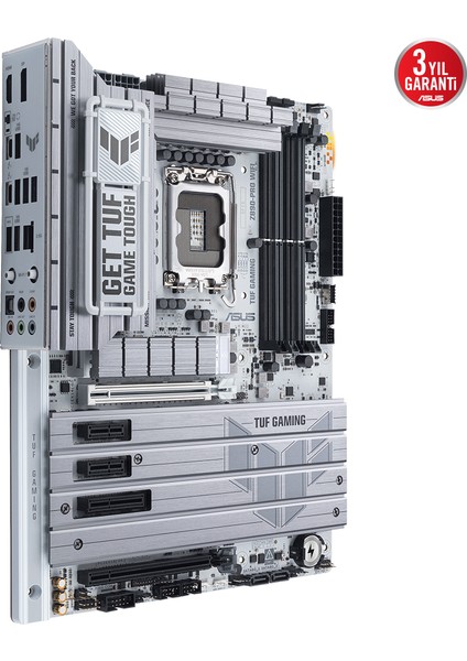 Tuf Gamıng Z890-PRO Wıfı Intel Z890 LGA1851 Ddr5 9066 Dp HDMI 2xusb4 4x M2 Usb3.2 Wifi 7 + Bt Aura Rgb 2.5gbit Lan Atx (Tuf Gamıng Z890-PRO Wıfı) Anakart
