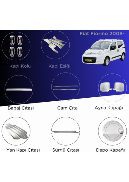 Aksesuar Fıat Fiorino 2008- Set 24 Prç