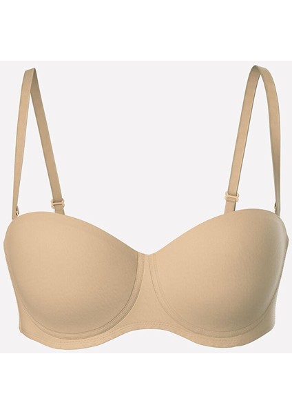 Dream Balenli Yarım Dolgulu Düz Straplez Sütyen