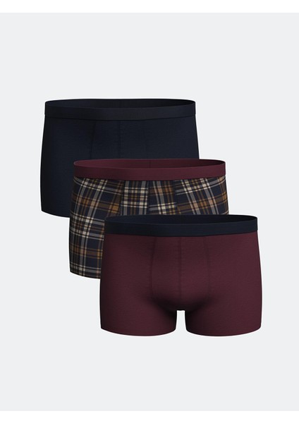 Lc Waıkıkı Standart Kalıp Pamuklu Esnek Erkek Boxer 3'lü