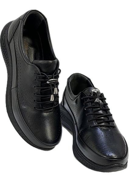 Lastik Kullanım Ortopedik Deri Günlük Kadın Ayakkabısı modelleri