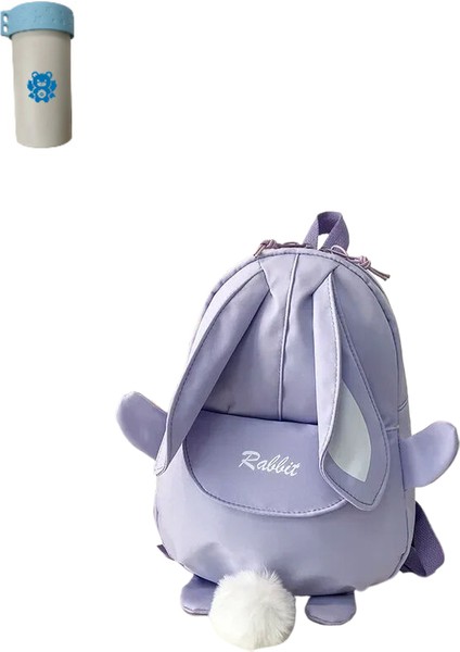 Moda Çocuk Okul Çantası Tavşan Taşınabilir Sırt Çantası Çocuk Seyahat Sırt Çantası Sevimli (Yurt Dışından)