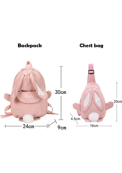 Moda Çocuk Okul Çantası Tavşan Taşınabilir Sırt Çantası Çocuk Seyahat Sırt Çantası Sevimli (Yurt Dışından) fiyatları