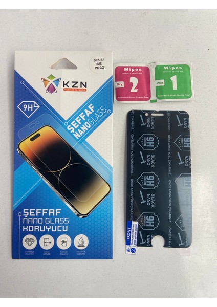 İPhone 6-7-8 uyumlu Telefon Ekran Koruyucu