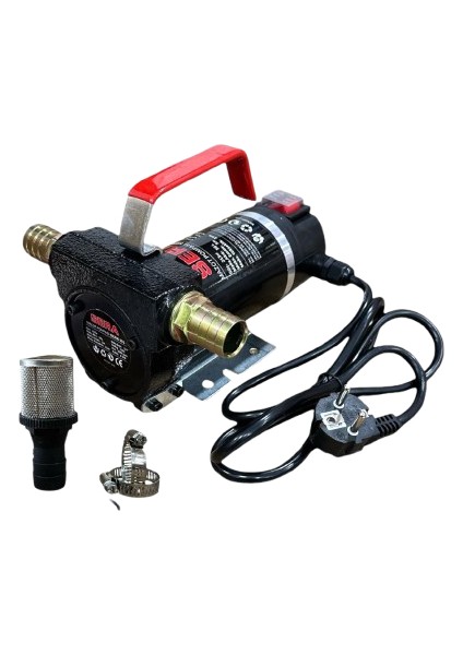 Elektrikli - Kendinden Emişli - Taşınabilir - Mazot Yakıt Sıvı Süt Yağ Aktarma Mazot Pompası 220 V
