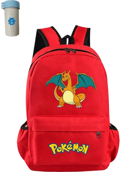 Yüksek Kaliteli Pokemon Pikachu Sırt Çantası Charmander Bulbasaur (Yurt Dışından)